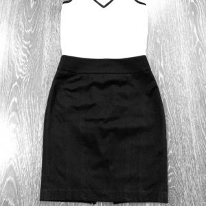 Black Express Pencil Skirt